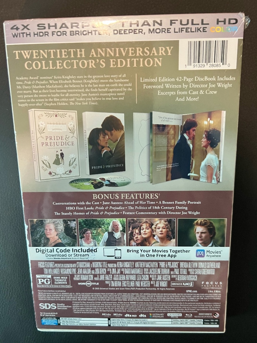 Pride & Prejudice Twentieth Anniversary Collector's Edition 4K Ultra + Blu-Ray - Picture 2 of 4